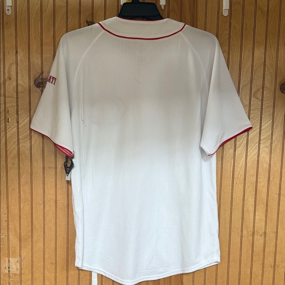 Cincinnati reds White and Red Men's Jersey new with tag - Picture 2 of 2